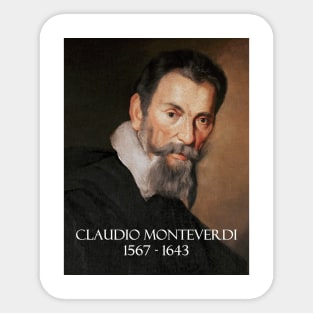 Great Composers: Claudio Monteverdi Sticker